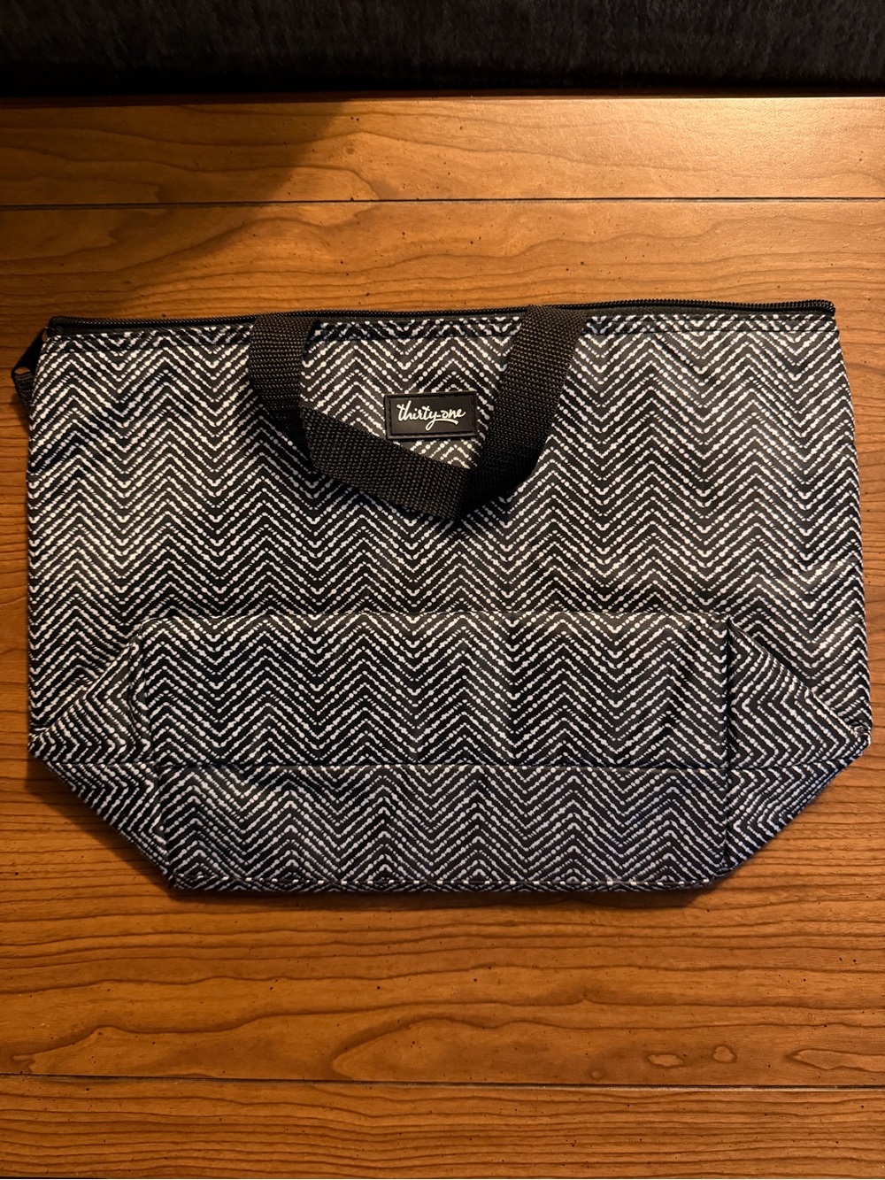 thirty-one Black and White Chevron Lunch Tote